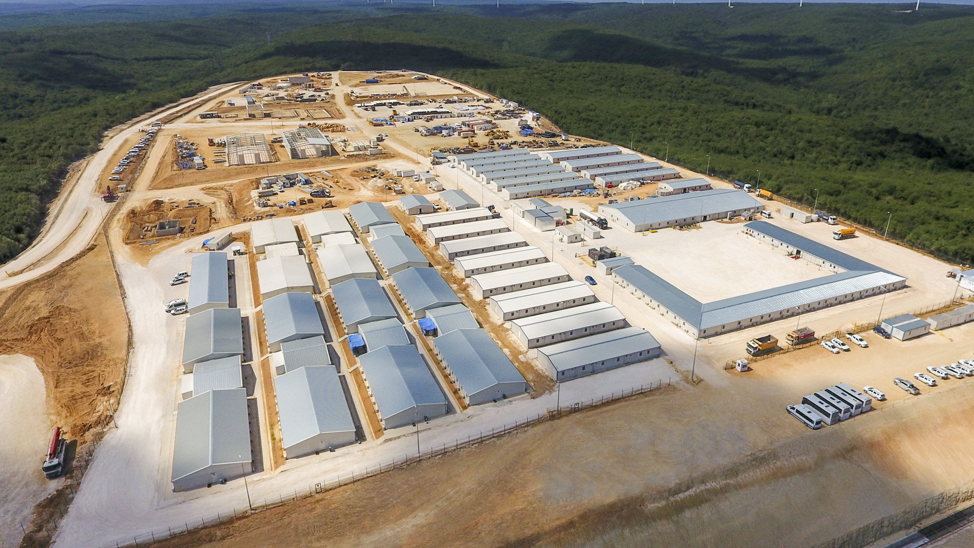 Turkstream Pipeline Kıyıköy Receiving Terminal Project Temporary Camp Facilities 