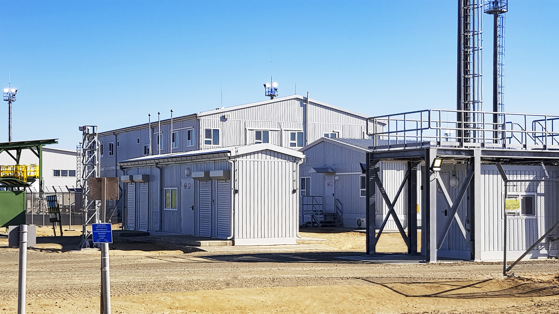 Tengizchevroil CaTRo Project Temporary Camp Facilities and Industrial Buildings