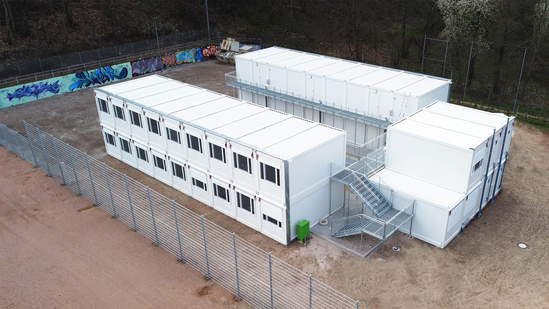 Temporary Living Facilities for Refugee Camp 