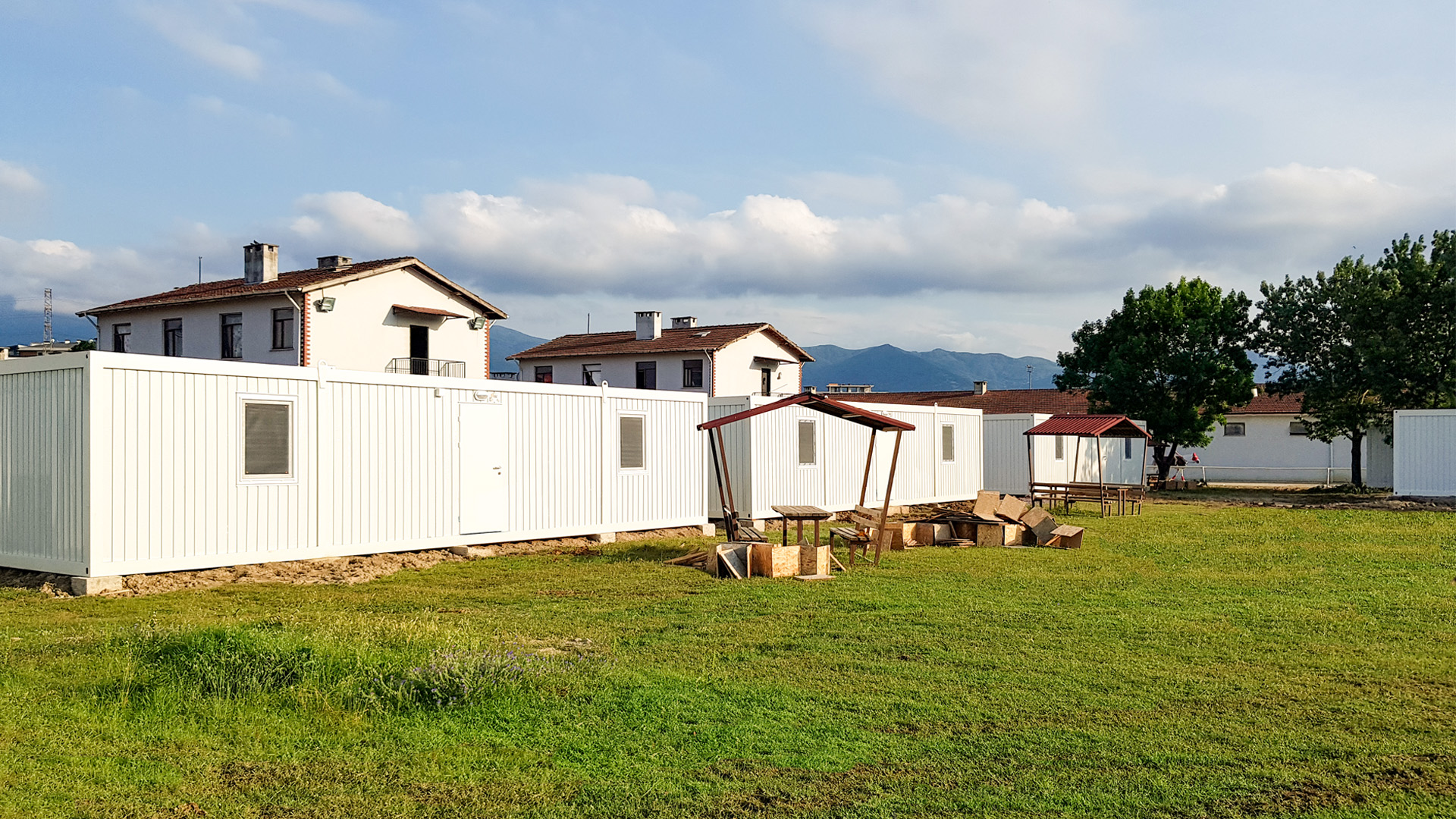 Prefabricated Accommodation and Canteen Containers for Jockey Club - 1