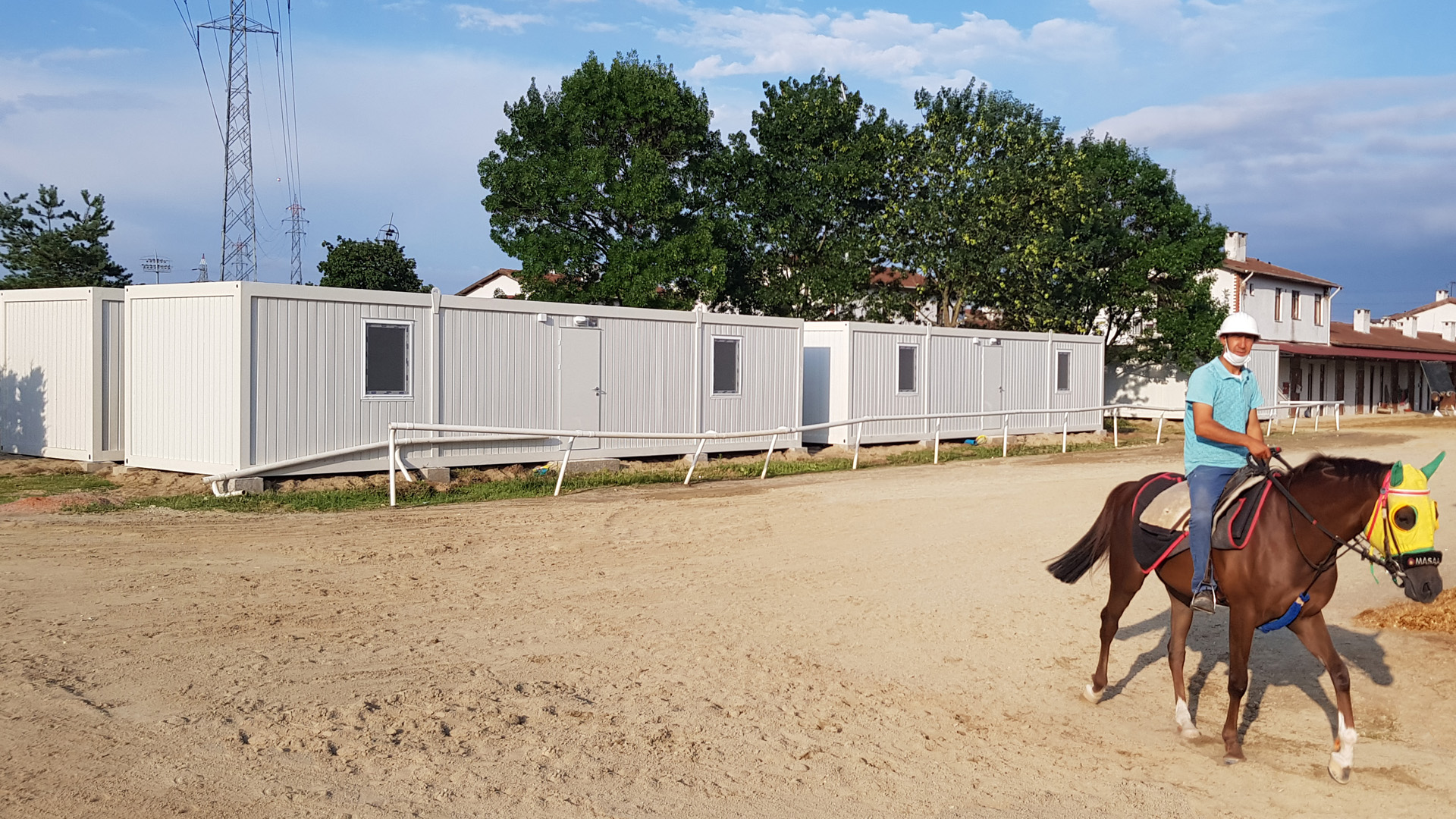 Prefabricated Accommodation and Canteen Containers for Jockey Club - 2