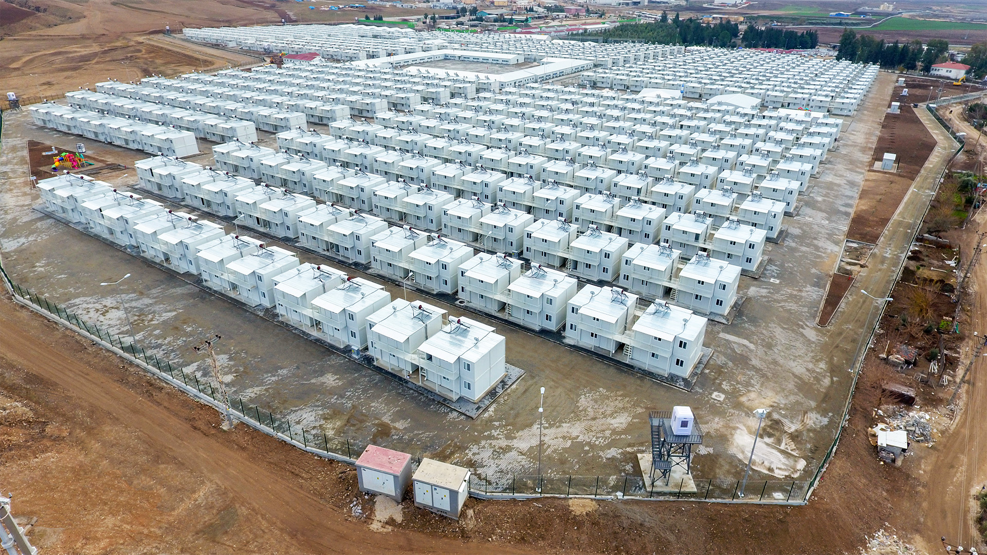Refugee Housing Complex Project Temporary Accommodation Containers