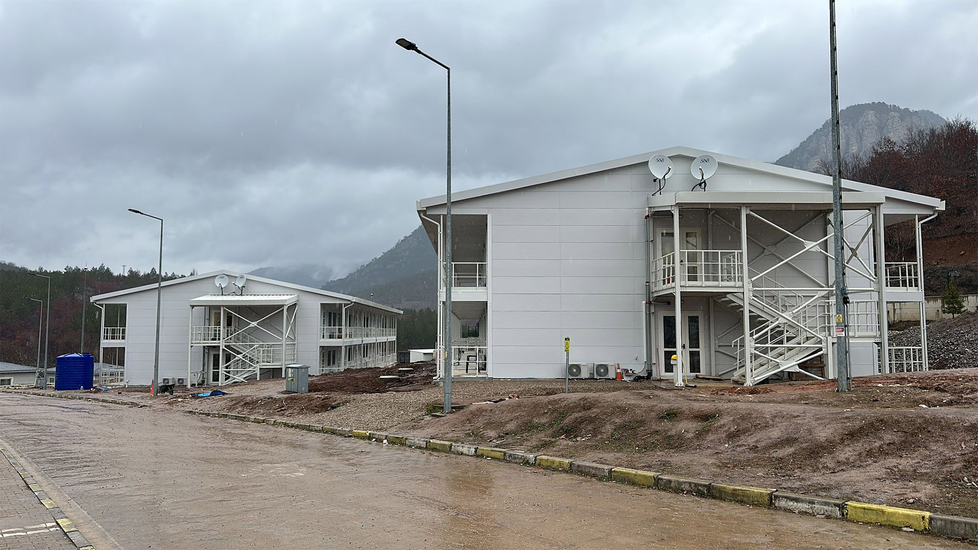 Prefabricated Accommodation Buildings at Mining Facility, Balıkesir Design, Fabrication